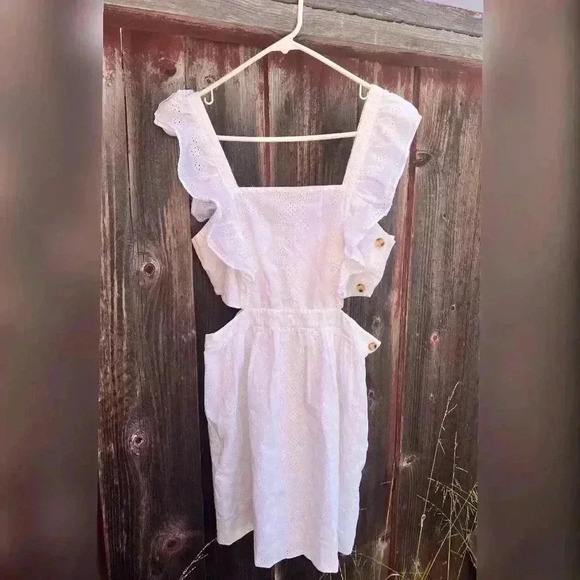 New MADEWELL Eyelet Cutout Dress - Picture 2 of 6